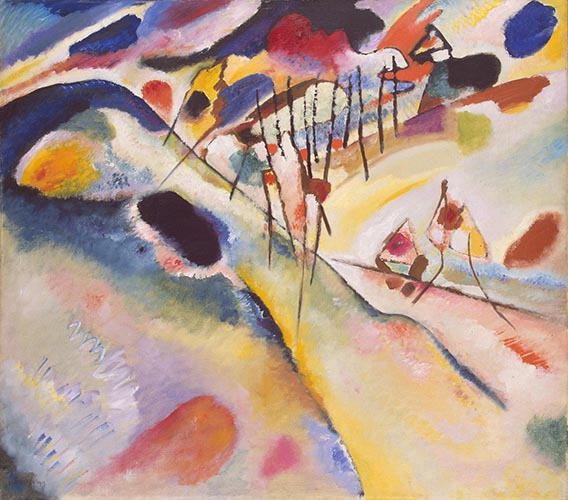 Artwork Image: Yellow-Red-Blue (1925) by Vasily Kandinsky