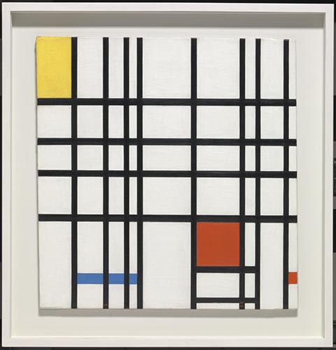 Artwork Image: Composition with Yellow, Blue and Red (1937) by Piet Mondrian