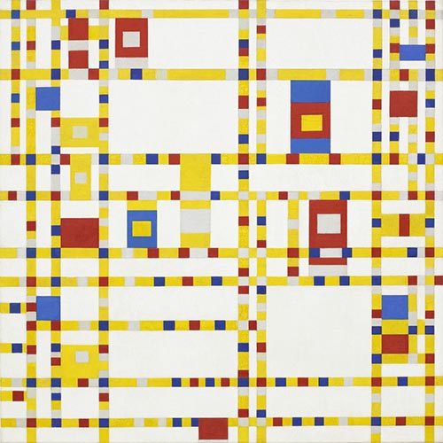 Artwork Image: Broadway Boogie Woogie (1942) by Piet Mondrian