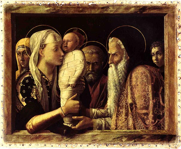 Artwork Image: Presentation at the Temple (1455) by Andrea Mantegna
