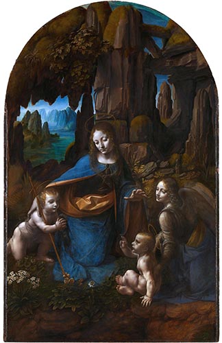 Artwork Image: Virgin of the Rocks (1505) by Leonardo da Vinci