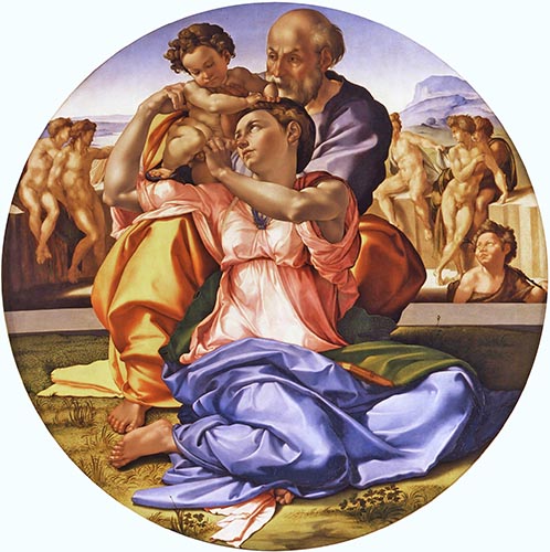 Artwork Image: Doni Tondo (1507) by Michelangelo