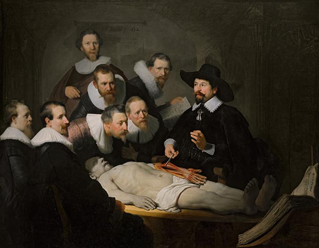Artwork Image: The Anatomy Lesson of Dr. Nicolaes Tulp (1632) by Rembrandt
