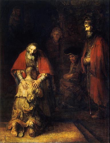 Artwork Image: The Return of the Prodigal Son (1661) by Rembrandt
