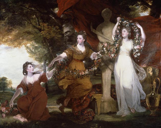 Artwork Image: Three Ladies Adorning a Term of Hymen (1773) by Joshua Reynolds