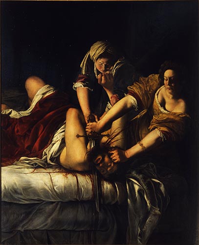 Artwork Image: Judith Slaying Holofernes (1611) by Artemisia Gentileschi