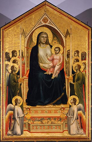 Artwork Image: Madonna Enthroned (1310) by Giotto