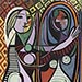 Artwork Image: Girl Before a Mirror